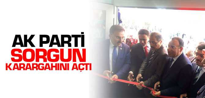Ak Parti Sorgun Karargahını Açtı