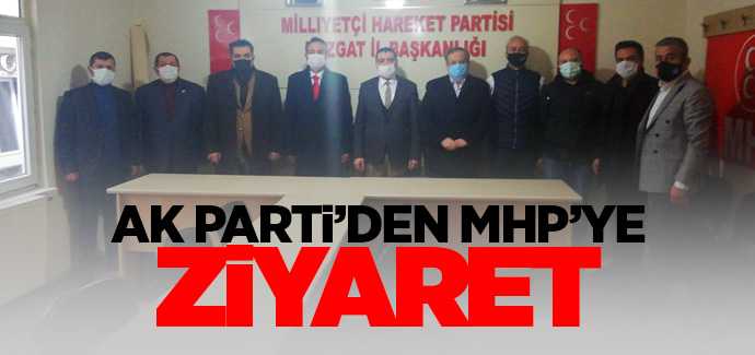 Ak Parti Yozgat İl Teşkilatından MHP Yozgat İl Başkanı Irgatoğlu'na hayırlı olsun ziyareti