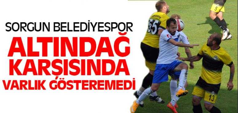 Sorgun Belediyespor Altındağ Belediye Karşısında 3-0 Mağlup Oldu