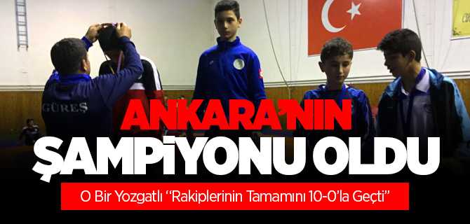 Seyfettin Demirel Ankara Şampiyonu Oldu