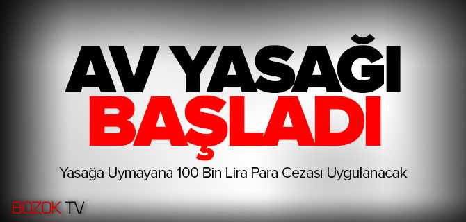 Balık Av Yasağı Başladı