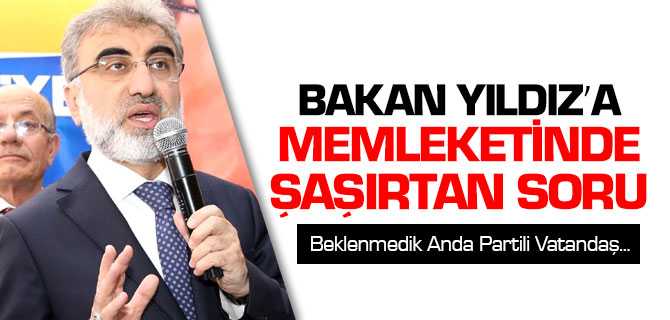 Bakan Yıldıza Partiliden Mazot Sorusu