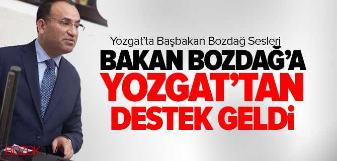 Bakan Bozdağ'a Yozgat'tan Destek Geldi
