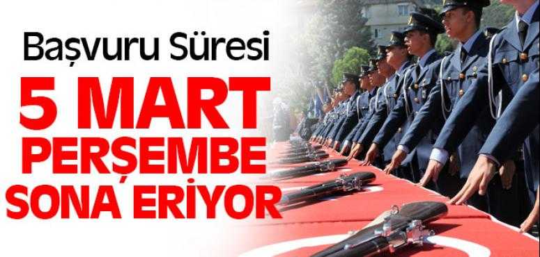 Askeri Liselere Başvuru Süresinin 5 Mart Perşembe Günü Sona Eriyor