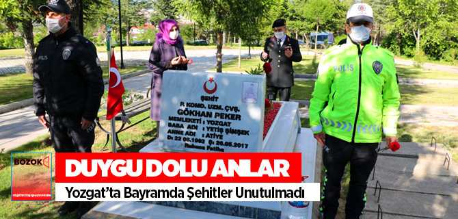 Yozgat'a bayramda şehitler unutulmadı, duygu dolu anlar yaşandı