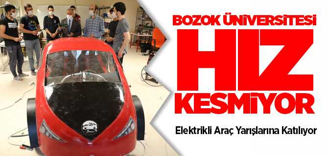 Bozok Üniversitesi BeeM takımı elektrikli araç yarışlarına katılıyor