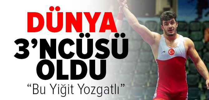 Beytullah Kayışdağ Dünya 3'ncüsü OIdu