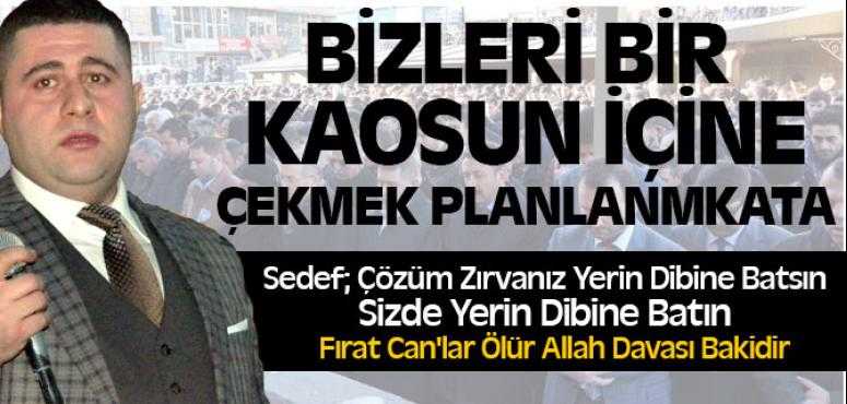 MHP İl Başkanı Sedef, Bizleri Bir Kaosun İçine Çekmek Planlanmkata
