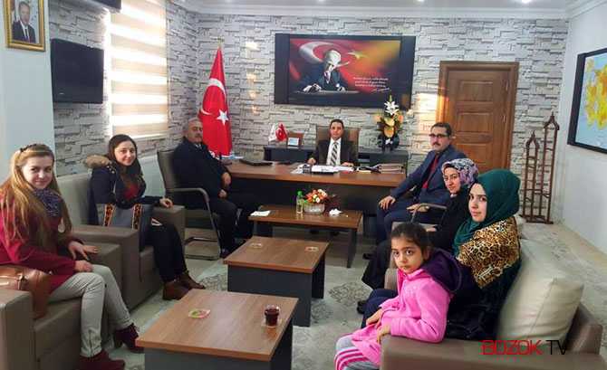 Kaymakam Sinanoğlu'nu Ziyaret Ettiler