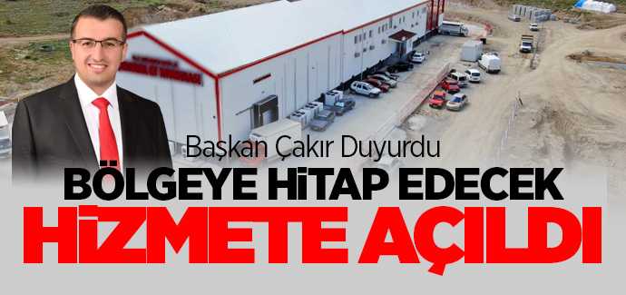 Çekerek'te Bölgesel Modern Kesimhane hizmete açıldı