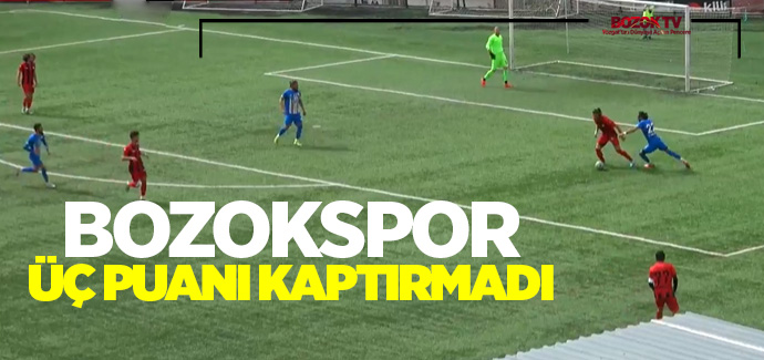 Bozokspor 3 puanı 2 golle aldı