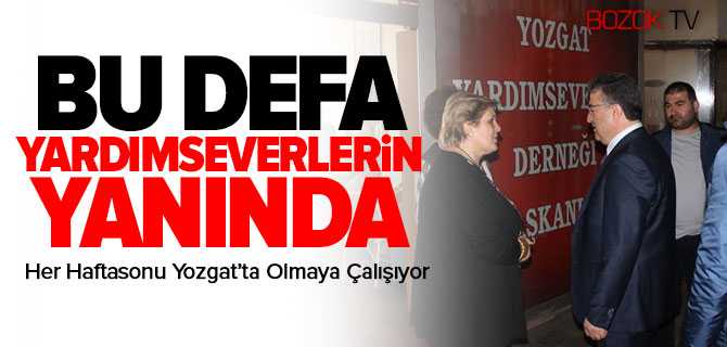 Coşkun Bu Defa Yardımseverlerin Yanında