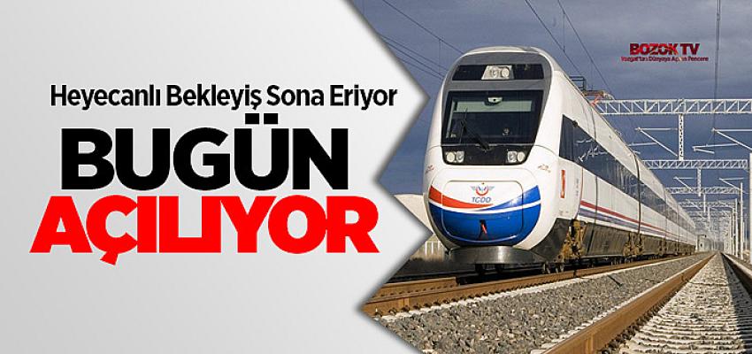 Yüksek Hızlı Tren bugün açılıyor
