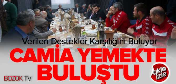 Yozgatspor'a Destek Veren İş Adamları ve Yönetim Yemekte Bir Araya Geldi