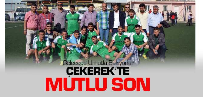 Çekerek Belediyespor Bir Üst Lige Terfi Etti