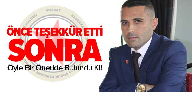 Çeliksoy, Yozgat 1. Amatör ligin isminin “Şehitler Ligi” Olarak Anılmasını Önerisinde Bulundu