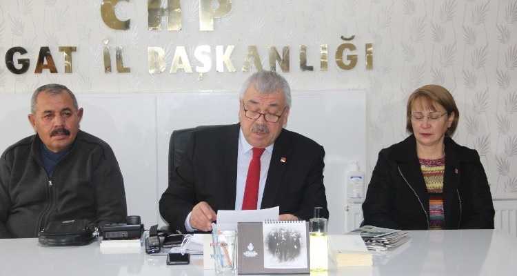 CHP Yozgat İl Başkanlığı'ndan yapılan zamlara tepki