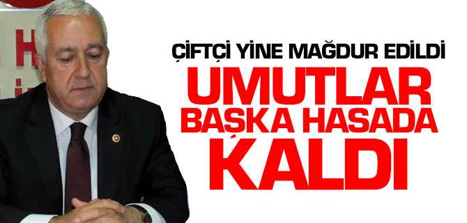 Durmaz, Çiftçi Yine Mağdur Elildi, Umutlar Başka Hasada