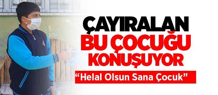 12 yaşındaki Ahmet Kerim kumbarasındaki 233 lirayı Milli Dayanışma Kampanyası'na bağışladı