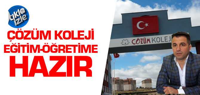 Yozgat Çöüzm Koleji Yeni Eğitim Öğretime Hazır