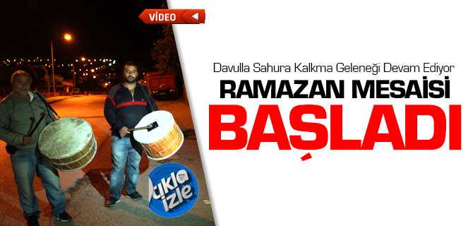 Davulcuların Ramazan Mesaisi Başladı