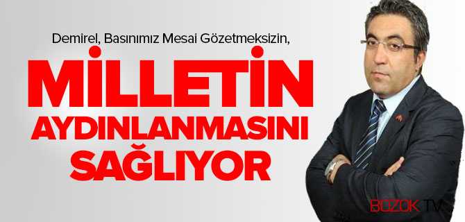 Demirel, Basınımız Milletin Aydınlanmasını Sağlıyor