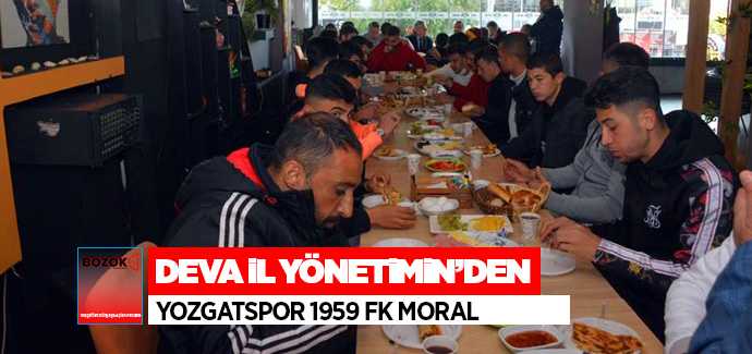 Deva İl yönetiminden Yozgatspor'a moral kahavltısı