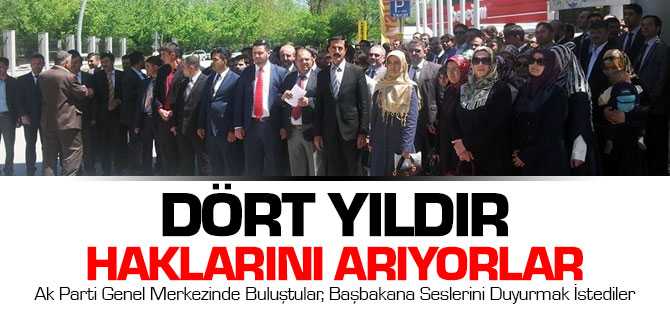 Fahri Kuran Kursu Öğreticileri Başbakana Seslerini Duyurmaya Çalıştılar
