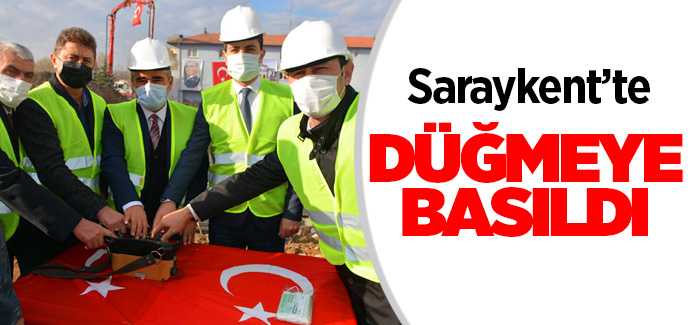 Saraykent yeni belediye binası için temel atıldı