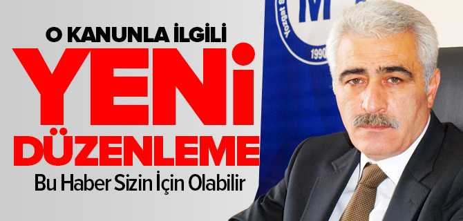 6736 Sayılı Kanunda Yeni Düzenleme
