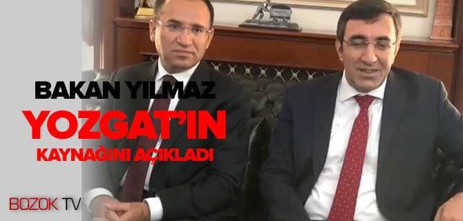Bakan Yılmaz, Yozgat'ın Kaynağını Açıkladı