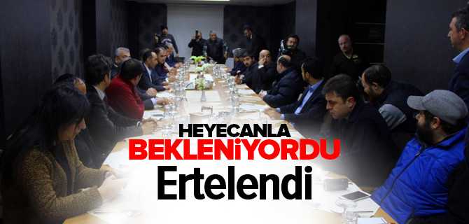 Yürüyüş Ertelendi