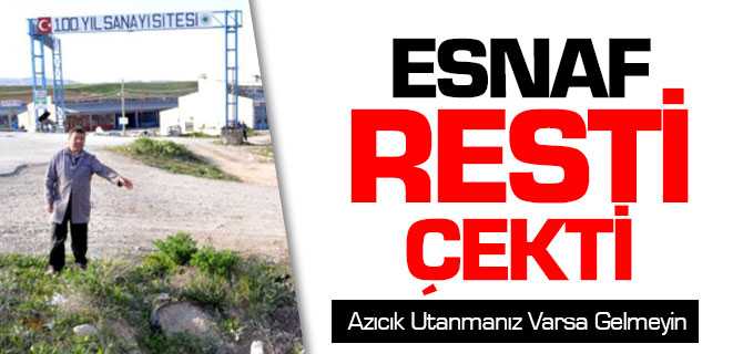 Yozgat'ta Esnaf Resti Çekti
