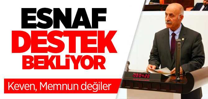 Keven, Esnaf destek bekliyor