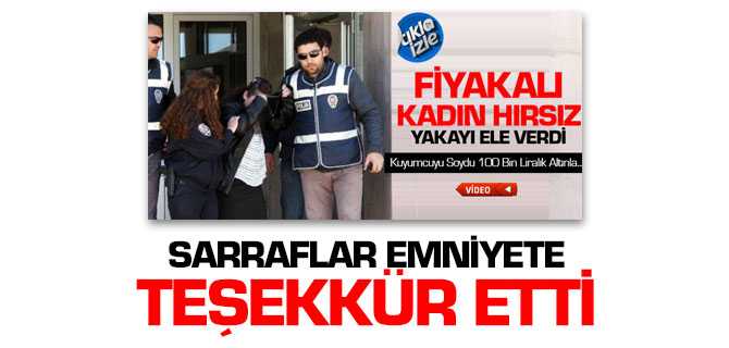 Yozgat'ta Sarraflar Emniyet Müdürüne Teşekkür Etti