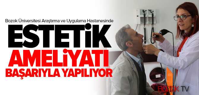 Araştırma Hastanesinde Estetik Ameliyat Başarıyla Yapılıyor