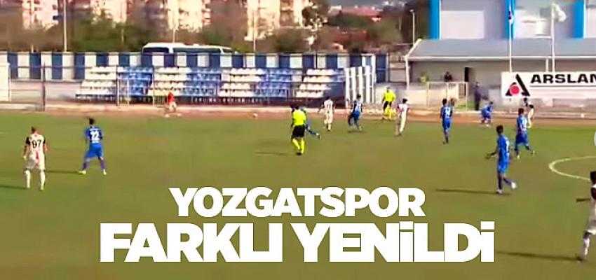 Yozgatspor farklı yenildi