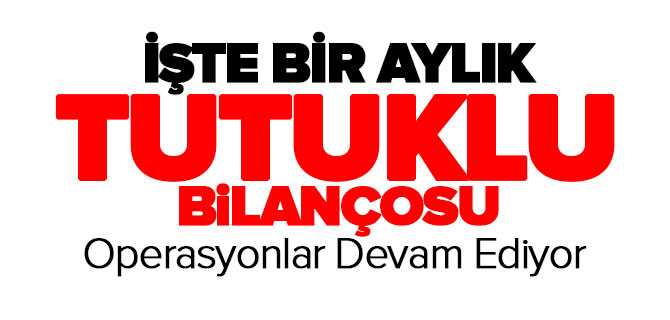 FETÖ Operasyonlarında 1 Aylık Bilanço