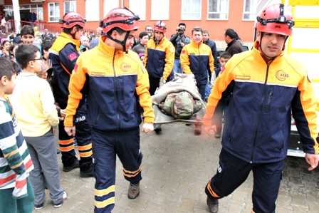 AFAD'dan Tatbikat