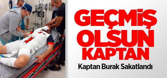 Yozgatspor 1959 FK'nın tecrübeli kaptanı Burak omuzundan sakatlandı