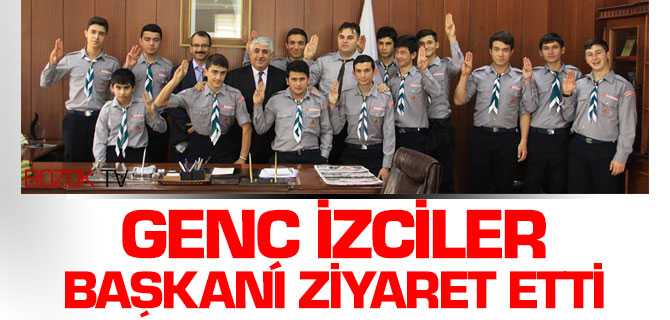 Genç İzciler Başkan Şimşek'i Ziyaret Etti