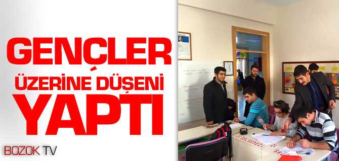 Gençler Üzerine Düşeni Yaptı