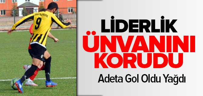 Sorgun Liderliğini Sürdürüyor