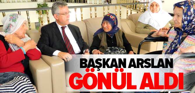 Başkan Arslan Alparslan Türkeş Huzurevi Sakinlerini Ziyaret Etti