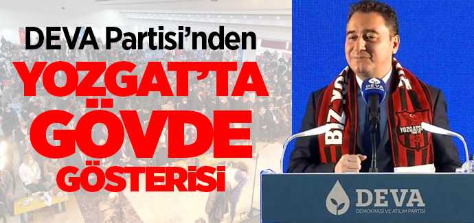 DEVA Partisi İl Kongresi yapıldı