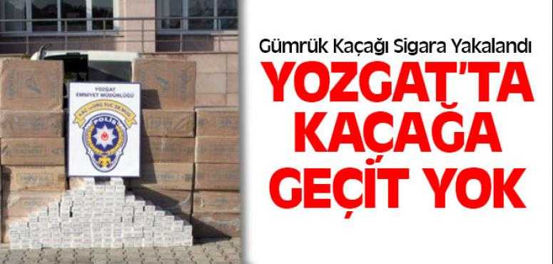 Yozgat Emniyeti 15 Bin Paket Gümrük Kaçağı Sigara Ele Geçirdi