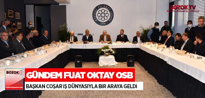 Başkan Coşar, İş Dünyası istişare toplantısına katıldı