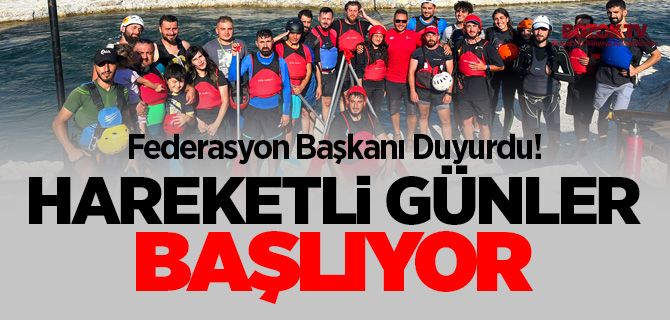 Çekerek'te Rafting 1. kademe antrenörlük kursları başladı