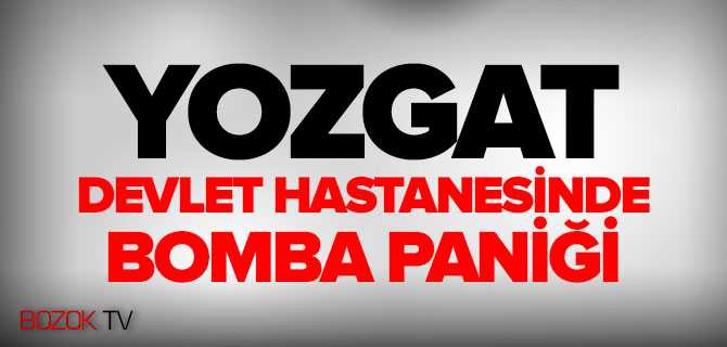 Hastanede Bomba Paniği Yaşandı