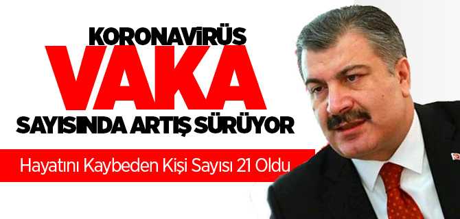 Koronavirüs'ten Hayatını Kaybedenlerin Sayısı 21'e Yükseldi